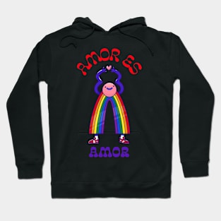 Pride,amore, amore Hoodie